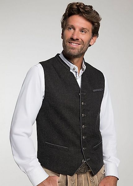 Spieth & Wensky Trachtenweste Gaudi (1-tlg) mit einfach besticktem Stehkrag günstig online kaufen