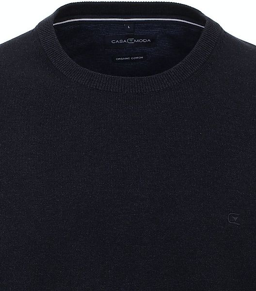 CASAMODA Rundhalspullover Unifarben, Rundhalsausschnitt günstig online kaufen