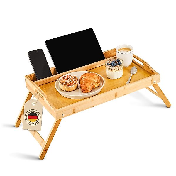 Blumtal Tabletttisch Betttablett aus Bambus mit günstig online kaufen