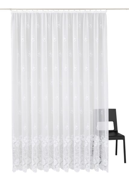 Weckbrodt Gardine "Montello" Kräuselband 1 Stk. tlg. Jacquard, strukturiert günstig online kaufen