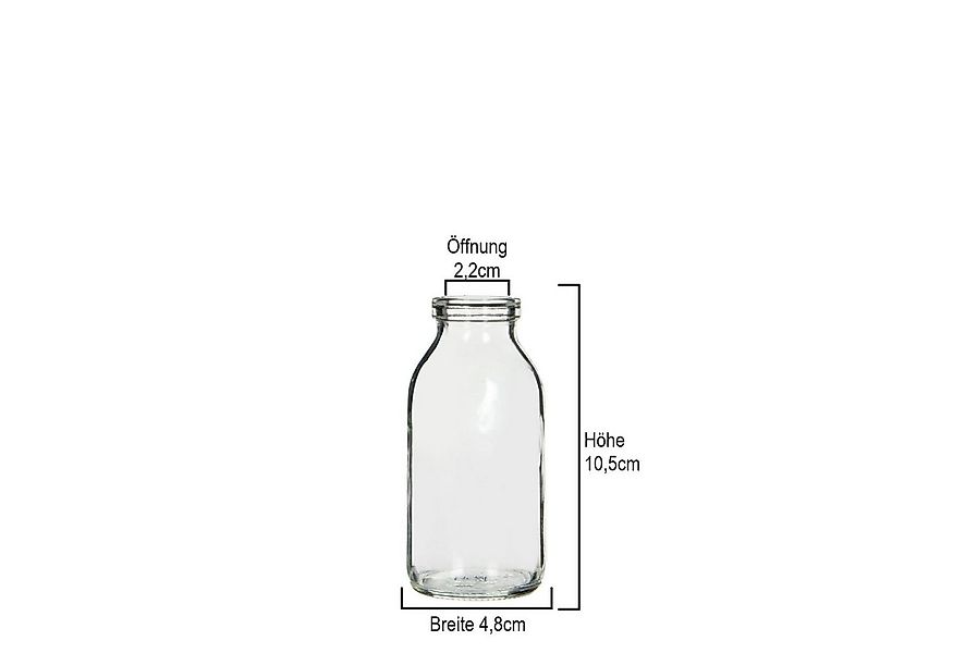 NaDeco Dekovase Glasfläschchen, 32 Stk, Größe 10,5x4,8cm Deko-Glasflaschen günstig online kaufen