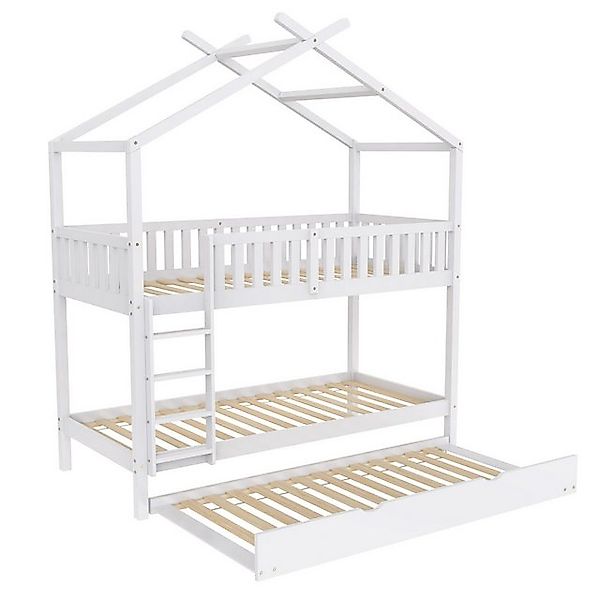 HAUSS SPOLE Kinderbett Etagenbett Holzbett Kinderbett Einzelbett Schiebebet günstig online kaufen