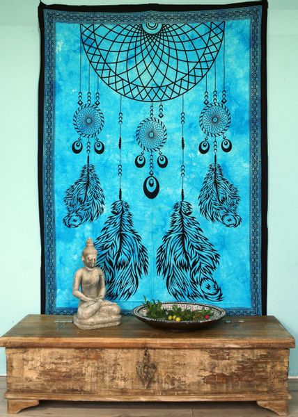 Guru-Shop Tagesdecke Boho-Style Wandbehang, indische Tagesdecke günstig online kaufen