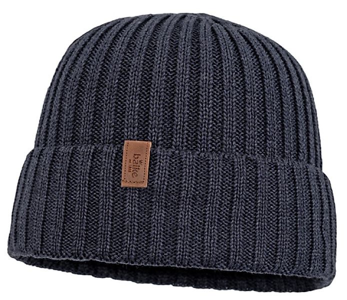 Balke Strickmütze nachhaltige Ripp-Strick-Mütze mit Umschlag Baumwoll-Mix günstig online kaufen