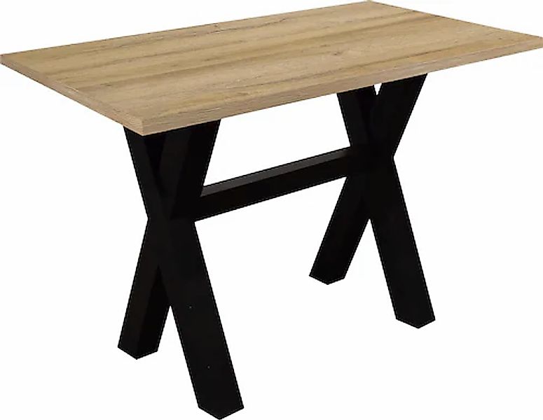 Mäusbacher Bartisch, Gestell in X-Form (Breite 120, 140 oder 160 cm) günstig online kaufen