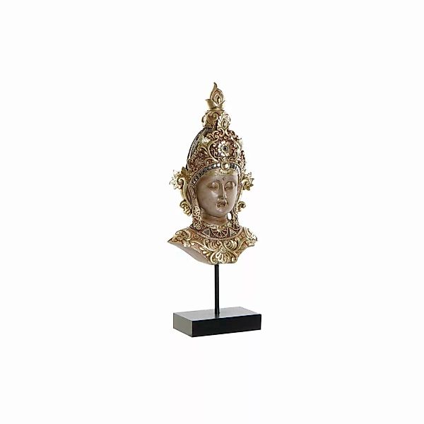 Deko-figur Dkd Home Decor Golden Metall Braun Buddha Harz (15 X 7 X 38 Cm) günstig online kaufen