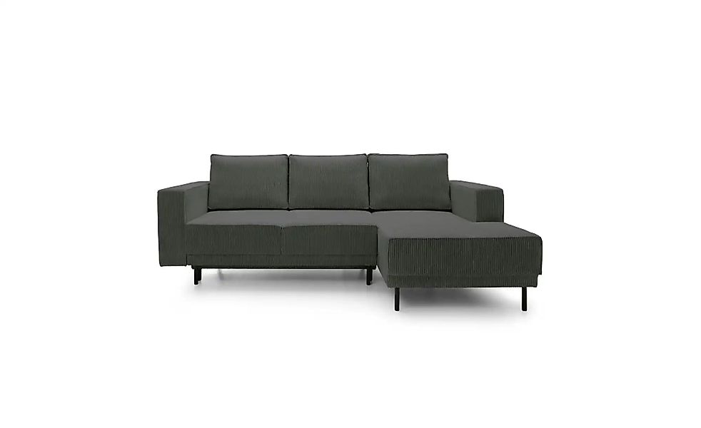 Selsey Ecksofa mit Schlaffunktion Rodario Mini ¦ grau ¦ Maße (cm): B: 241 H günstig online kaufen