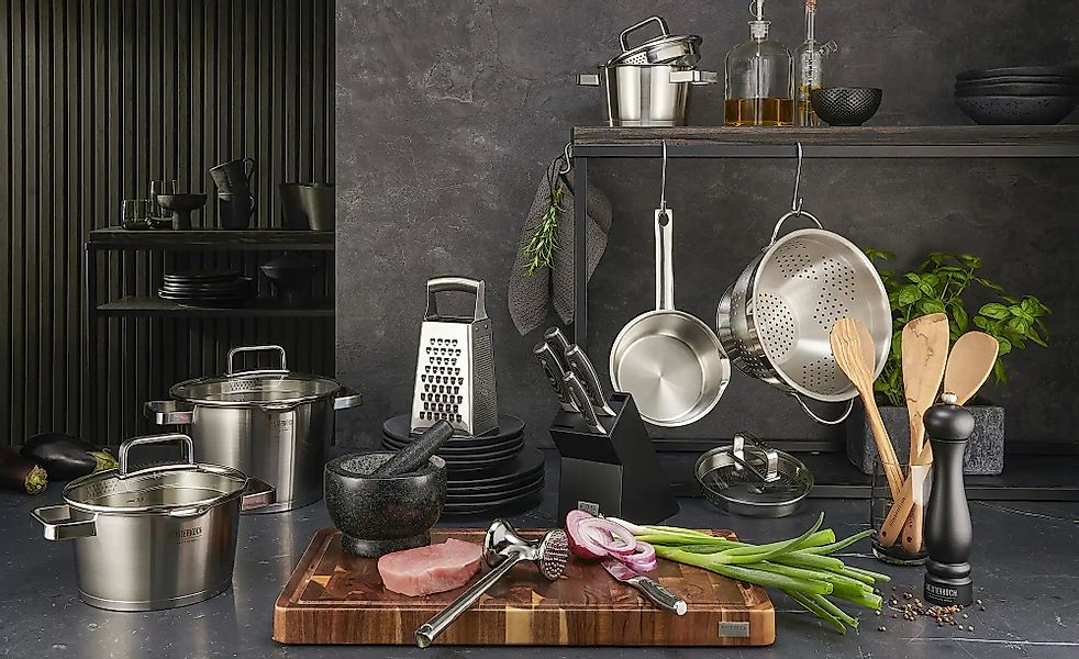 Meisterkoch Vierkantreibe   ¦ silber ¦ Edelstahl,Kunststoff ¦ Maße (cm): B: günstig online kaufen