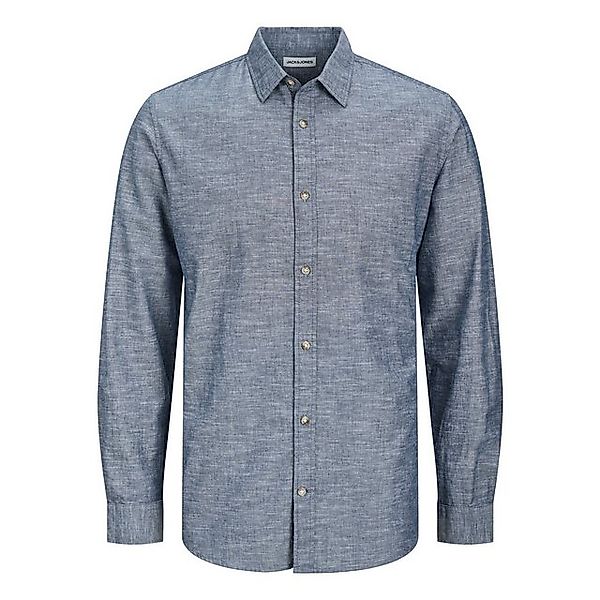 Jack & Jones Langarmhemd JJESUMMER Shirt LS SN in Leinenoptik günstig online kaufen