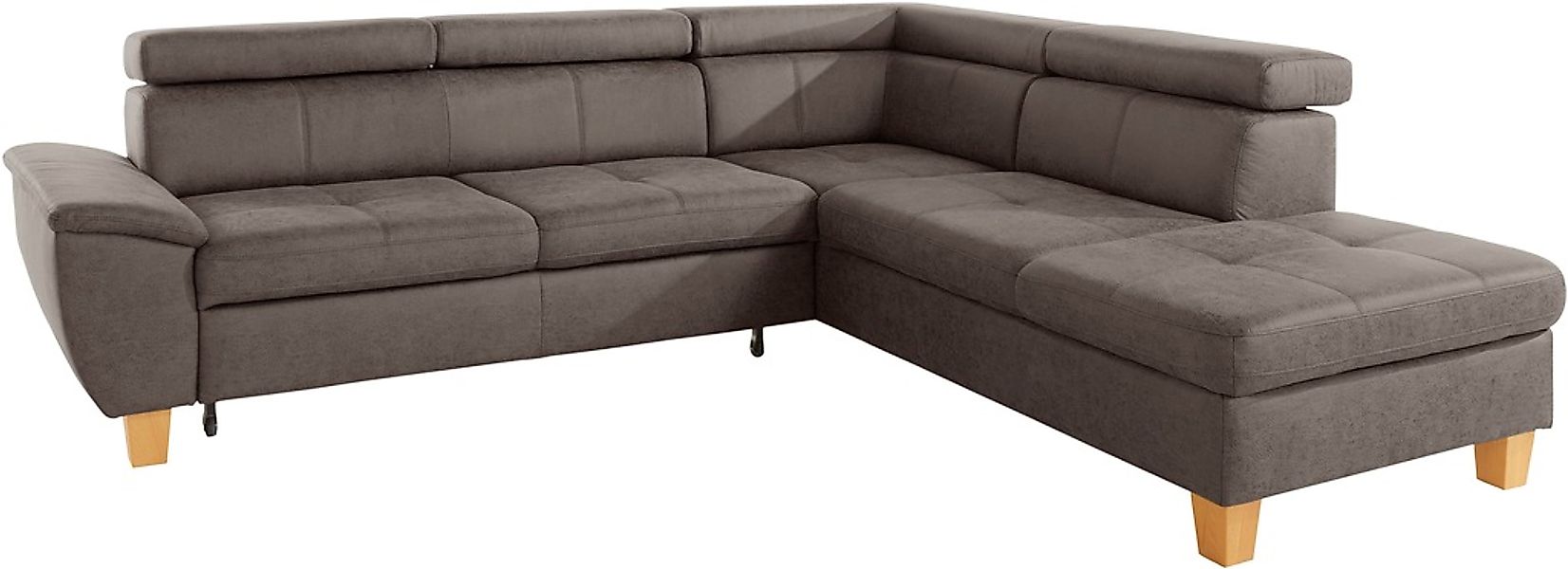 exxpo - sofa fashion Ecksofa »Enya, aufwendige Detailverarbeitung, hoher Si günstig online kaufen