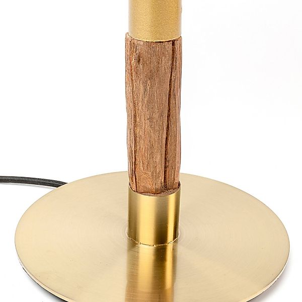 KARE Tischleuchte Twig, grün/gold, 74 cm hoch, E27 günstig online kaufen