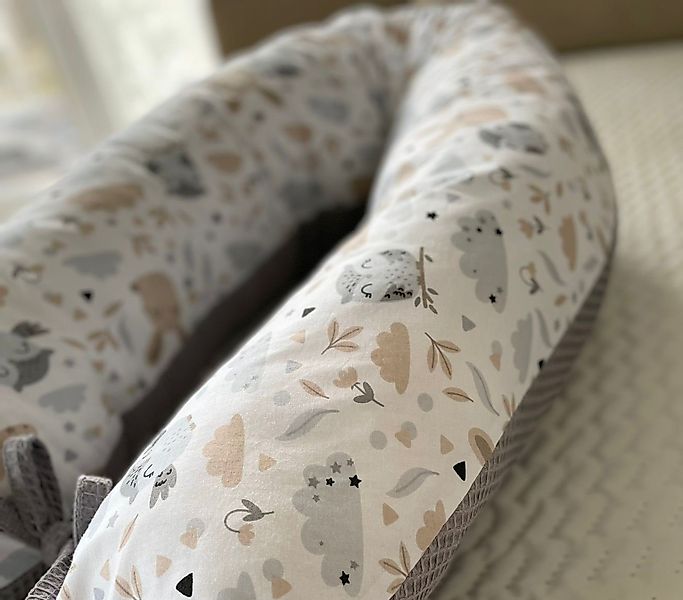 Loolay Stillkissen WAFFELPIQUE HASE Kissen Seitenschläferkissen günstig online kaufen