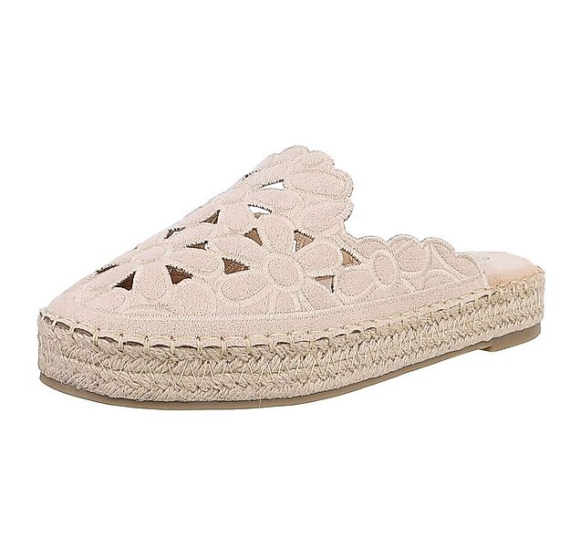 Ital-Design Damen Mules Freizeit Pantolette (88930292) Flach Pantoletten in günstig online kaufen