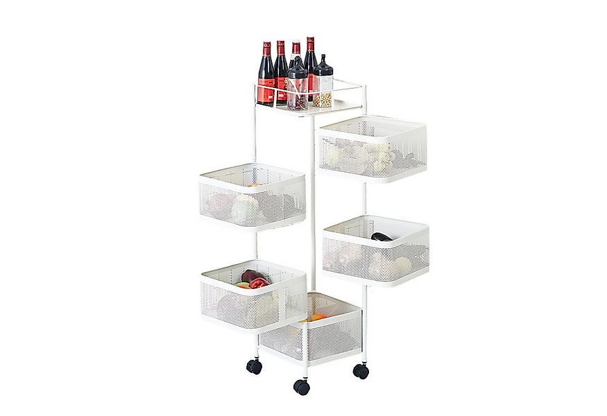 GarveeMore Küchenorganizer-Set Kohlenstoffstahl 360Degree drehbarer Wagen L günstig online kaufen