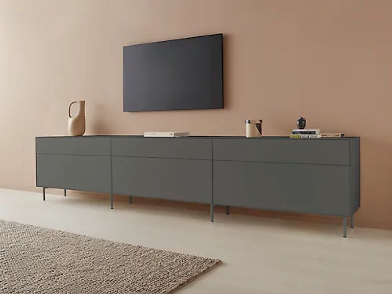 LeGer Home by Lena Gercke Lowboard »Essentials«, (3 St.), Breite: 336cm, MD günstig online kaufen
