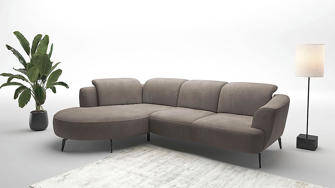 sit&more Ecksofa "Zoe", ink.Sitztiefenverstellung, wahlweise mit Kopfteilve günstig online kaufen