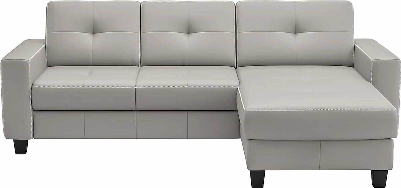 PLACES OF STYLE Ecksofa "Varese" wahlweise mit Bettfunktion und Bettkasten günstig online kaufen