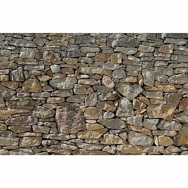 Komar Vliestapete »Digitaldruck Vlies - Stone Wall - Größe 400 x 260 cm«, b günstig online kaufen