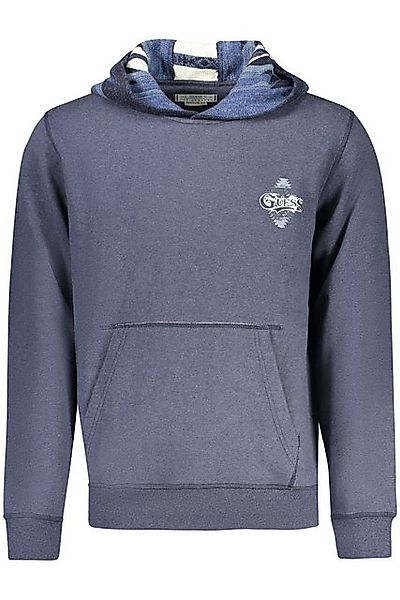 GUESS JEANS Sweatshirt Herren Pullover Blau – Stylischer Langarm-Hoodie günstig online kaufen