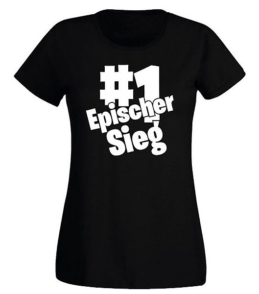 G-graphics T-Shirt Damen T-Shirt - #1 Epischer Sieg mit trendigem Frontprin günstig online kaufen