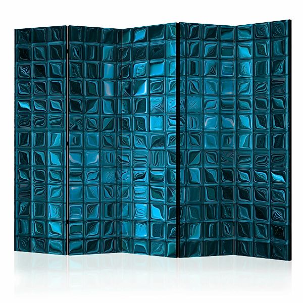 5-teiliges Paravent - Azure Mosaic Ii [room Dividers] günstig online kaufen