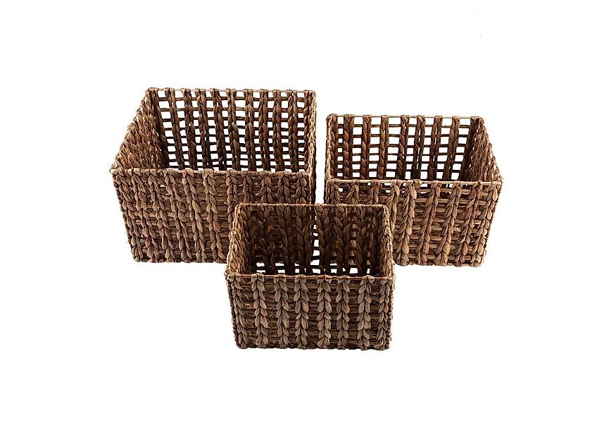 wohnfreuden Aufbewahrungskorb Korb Trabo aus Wasserhyazinthe natur verschie günstig online kaufen