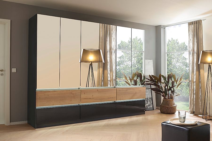 rauch Drehtürenschrank Winnipeg grifflose Front, Schubkästen günstig online kaufen