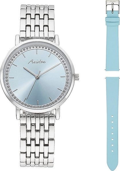 Aniston JEWELRY & WATCHES Quarzuhr, (Set, 2-tlg., mit Wechselband), Armband günstig online kaufen