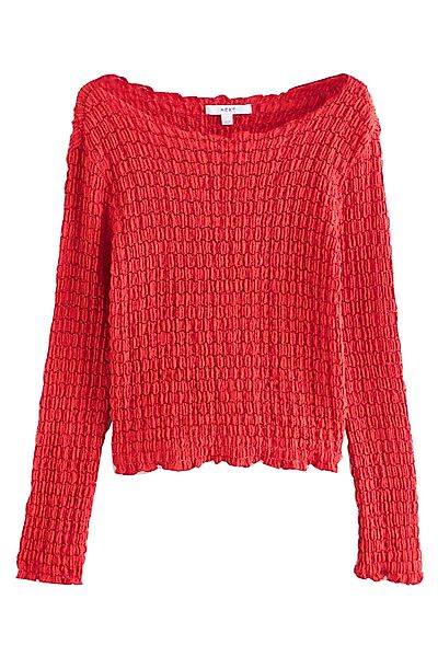 Next Langarmshirt Strukturiertes Langarmshirt (1-tlg) günstig online kaufen