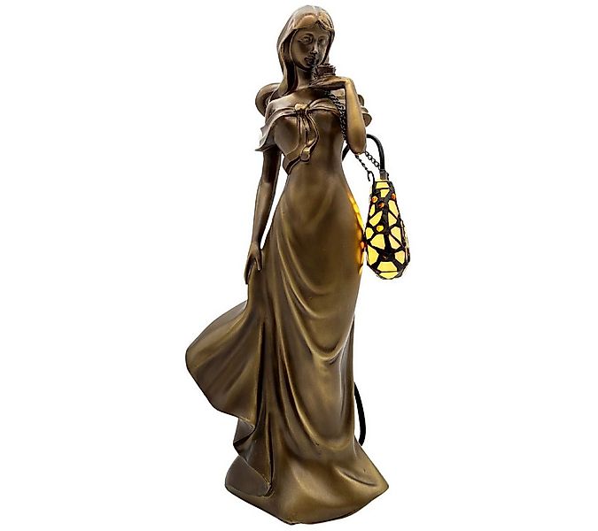 abc HOME LED-Leuchte Dame mit beleuchteter Tiffanyhandtasche günstig online kaufen