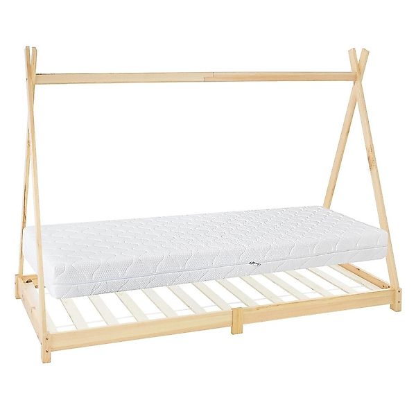 ML-DESIGN Spielbett Hausbett Tipi Zeltbett inkl. günstig online kaufen