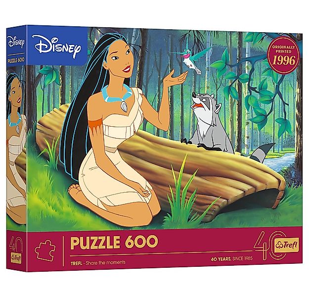 Trefl Puzzle Trefl, Disney Pocahontas, Trefl 40 Jahre, 600 Teile Puzzle, 60 günstig online kaufen