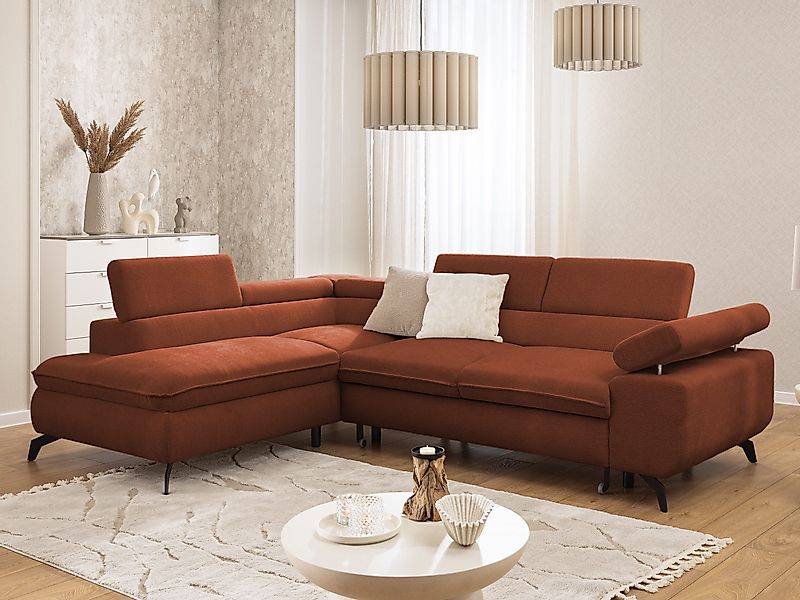 S-Style Möbel Ecksofa Bonnie mit Schlaffunktion günstig online kaufen