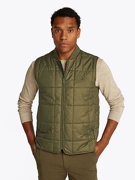 Tommy Hilfiger Steppweste "SQUARE QUILTED VEST" Mit Rundhalsausschnitt günstig online kaufen