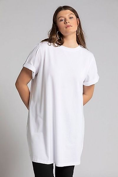 Studio Untold Longshirt Longshirt Rundhals Halbarm lang geschnitten günstig online kaufen