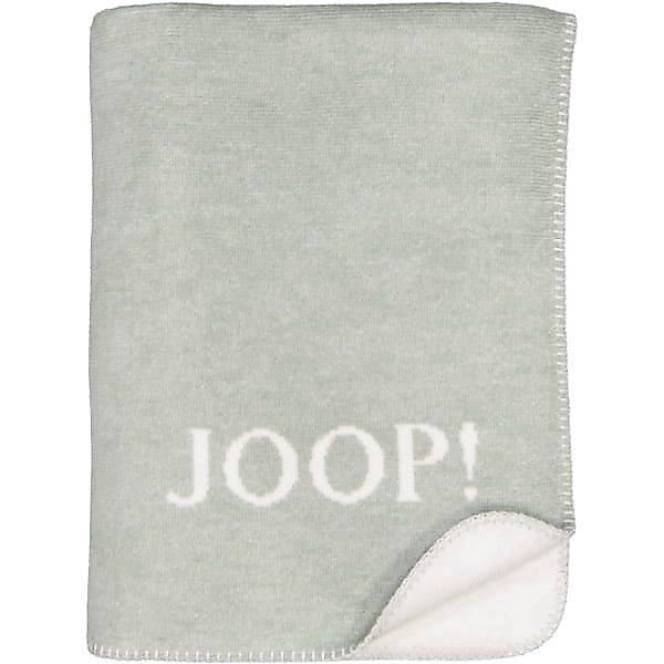 JOOP! Wohndecke Melange-Doubleface - Größe: 150x200 cm - Farbe: Jade-Natur günstig online kaufen