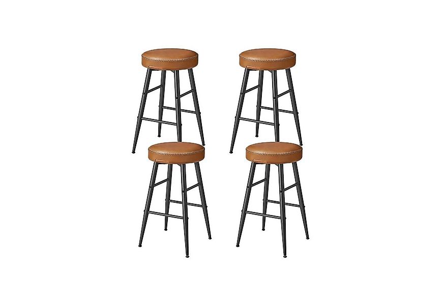 VASAGLE Barhocker (4 St), Kunstleder, 120kg belastbar, zwei Höhen günstig online kaufen