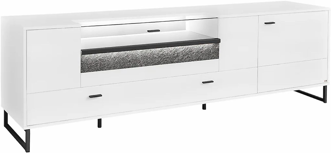 set one by Musterring TV-Schrank "Deltona", inkl. LED-Beleuchtung, Metallku günstig online kaufen