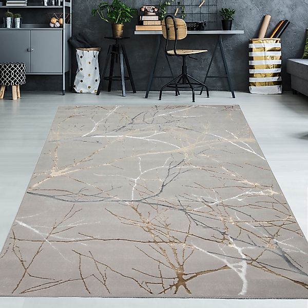 TeppichHome24 Teppich Designer Teppich Ästemuster in günstig online kaufen