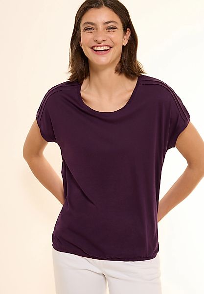 Cecil T-Shirt, mit Schulterdetail günstig online kaufen