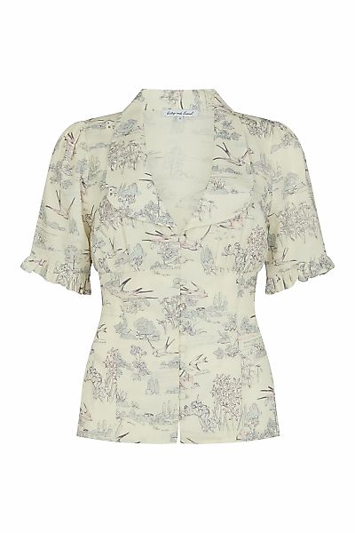 Lily and Lionel Hemdbluse "Rachel Vintage Inspired Short Sleeve Shirt Damen günstig online kaufen