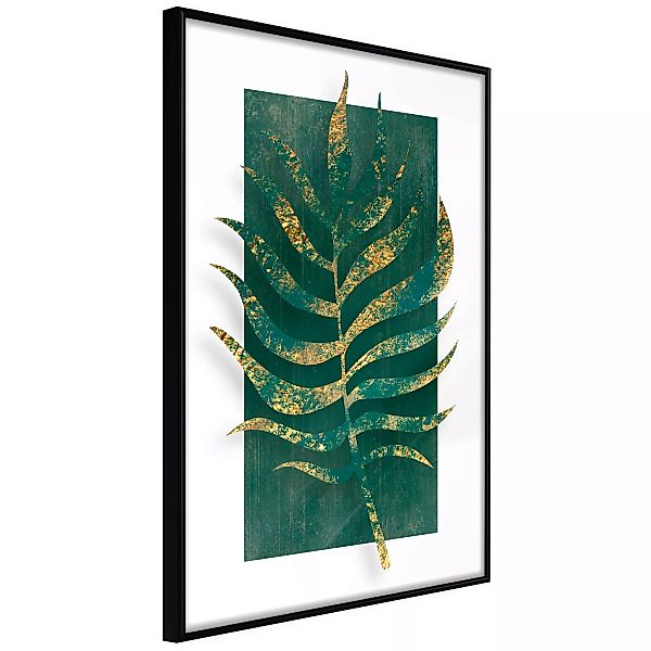 Poster - Gilded Palm Leaf günstig online kaufen