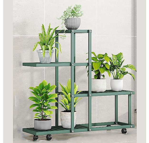 GarveeMore Blumenständer Pflanzenständer Blumenständer Schmiedeeisen Rack O günstig online kaufen