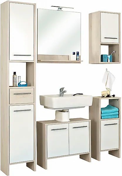 Saphir Badmöbel-Set »Quickset 350 5-teilig, mit Waschbeckenunterschrank und günstig online kaufen