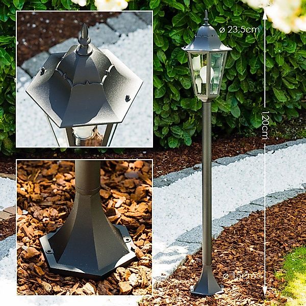 hofstein Außen-Stehlampe »Riano« Außenleuchte Stehleuchte, Aluguss günstig online kaufen
