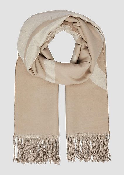 s.Oliver Schal Tuch, Eleganter Schal mit Fransen günstig online kaufen