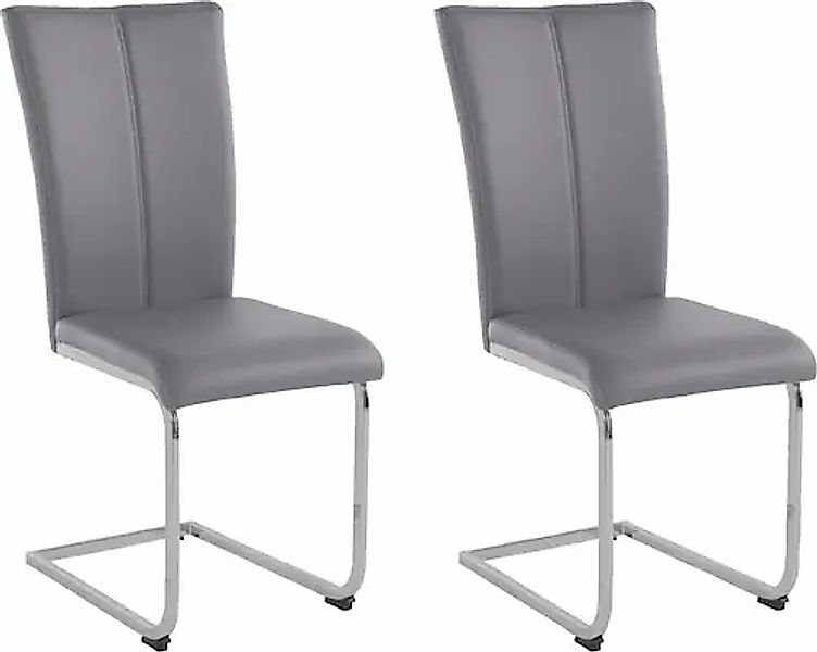 Home affaire Freischwinger »Alex« (Set) 2 Stk. Kunstleder Stuhl belastbar b günstig online kaufen