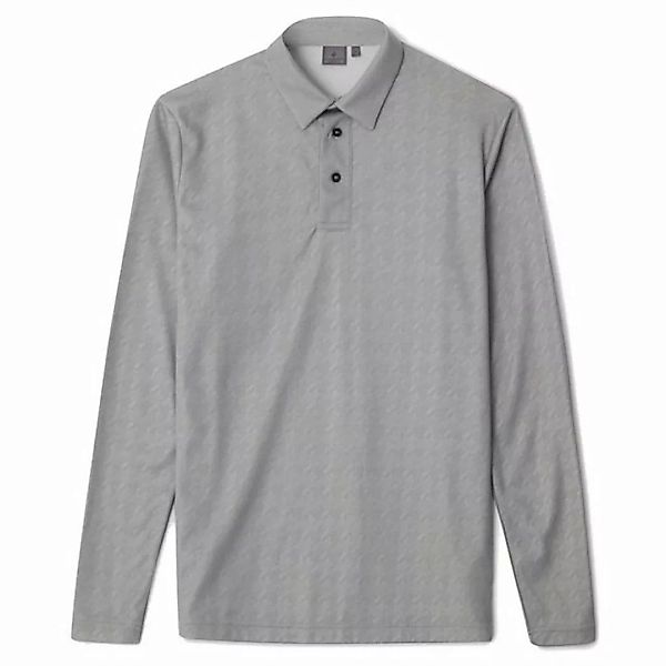 CROSS Langarm-Poloshirt Cross Mens Pitch Polo Longsleeve Grau günstig online kaufen
