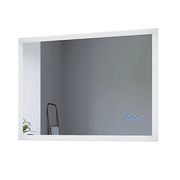 Aquabatos Wandspiegel 80 x 60 cm Badspiegel mit Beleuchtung LED Badezimmers günstig online kaufen
