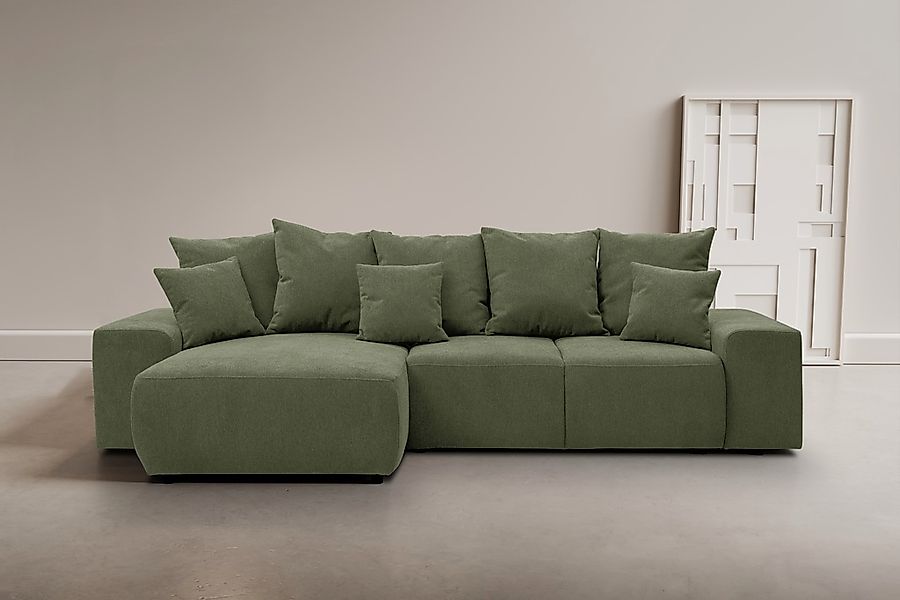 WERK2 Ecksofa "Riwa, modernes Sofa zum Kuscheln und Entspannen, Breite 300c günstig online kaufen